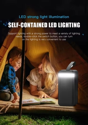 Power Bank 50000mah Large Capacity Big Power Bank Mobile Charger Power Bank Led Display with Rope Handle
