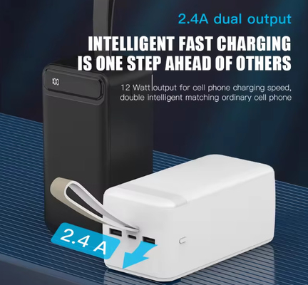 Large Capacity Power Bank 50000mah PD and Mobile Fast Charger Power Bank Led Display with Emergency Light