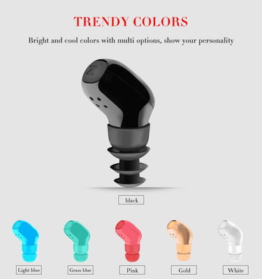 Cordless On Ear Bluetooth Headset , Noise Cancelling Small Wireless Headphones