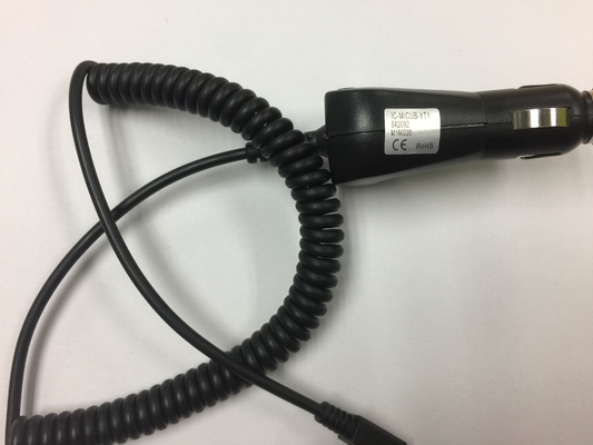 5V1A PU Curly Cable Micro USB Car Charger For Android Mobile Phones E Mark Approved