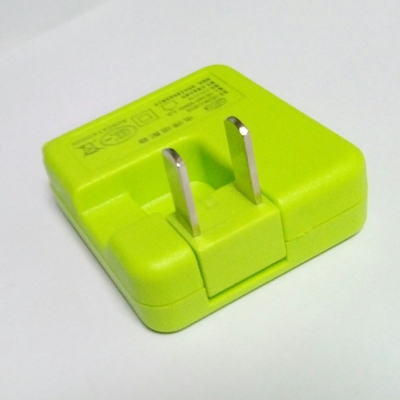 1A Rotation Plug Mobile Phone Travel Charger Small Size With Single USB Port