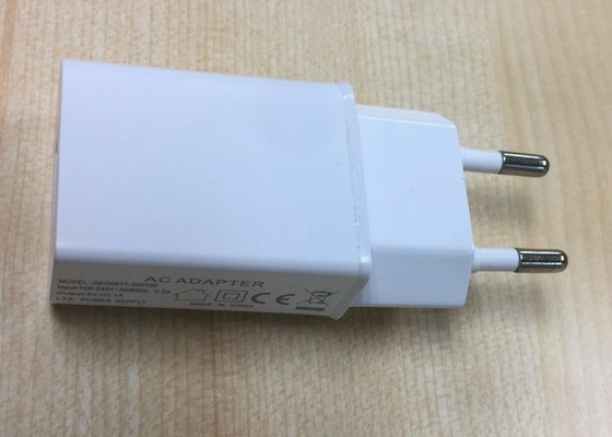 5V2A Travel EU Plug Wall Mount Charger One Way USB Cell Phone Charger Adapter For Huawei