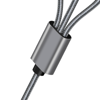 Multi High Current USB Cable , 8 Pin Lightning Short USB To Micro USB Cable