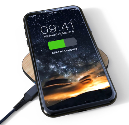 Quick Portable Wireless Phone Charger Pad Ultra Slim QC3.0 For IPhone X / 8