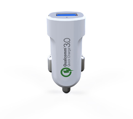 One Way USB Mobile Phone Quick Charger 60 X 25 X 18mm Dimension With 3A Output
