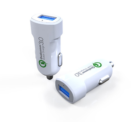 One Way USB Mobile Phone Quick Charger 60 X 25 X 18mm Dimension With 3A Output