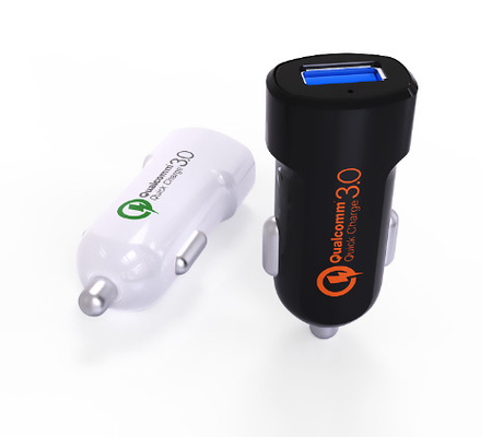 One Way USB Mobile Phone Quick Charger 60 X 25 X 18mm Dimension With 3A Output