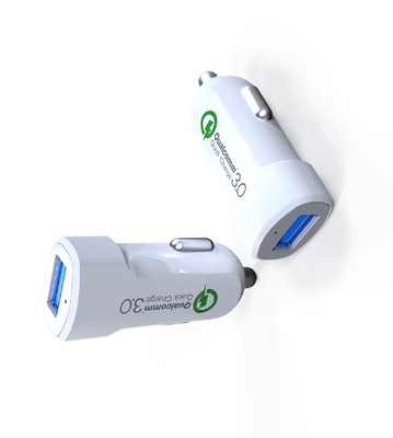 Mini Size QC3.0 Mobile Phone Quick Charger Single USB With 3A Current Output