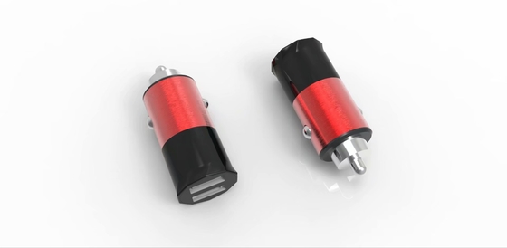 4.8 A Colorful Mobile Phone USB Car Charger Dual USB Port Changeable Output