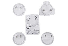 Input Protection 2 Amp Mobile Charger , Easy To Slip 12 Watt USB Charger