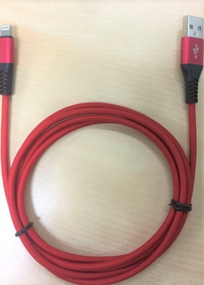 Red Rapid USB Data Charging Cable Cord Lightweight For IPhone X/XS/XR/XS Max