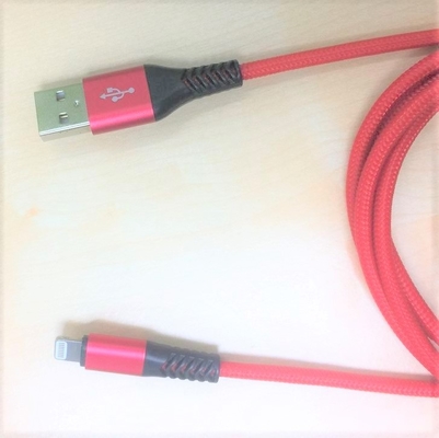 Lightning Nylon Braided Micro USB Charger Cable For High Speed Charging