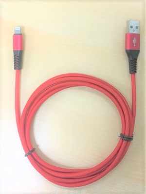 Lightning Nylon Braided Micro USB Charger Cable For High Speed Charging