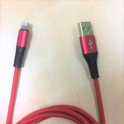 Lightning Nylon Braided Micro USB Charger Cable For High Speed Charging