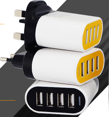 IPhone X / 8 Multi USB Travel Charger ABS Material With Protection Circuit