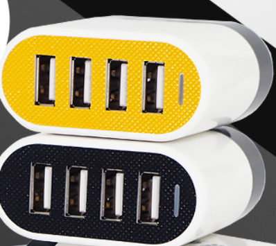 4 Port Nexus Multi USB Travel Charger Energy Efficient With 5V4.5A Max 22.5 W Output