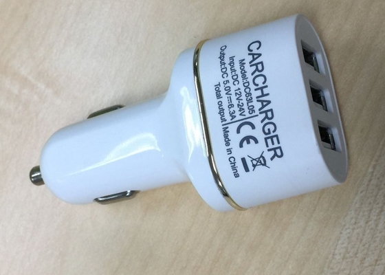 5V6.3A 30W 3 Port Mobile Phone USB Car Charger Cigarette  Car Charger For IPhone