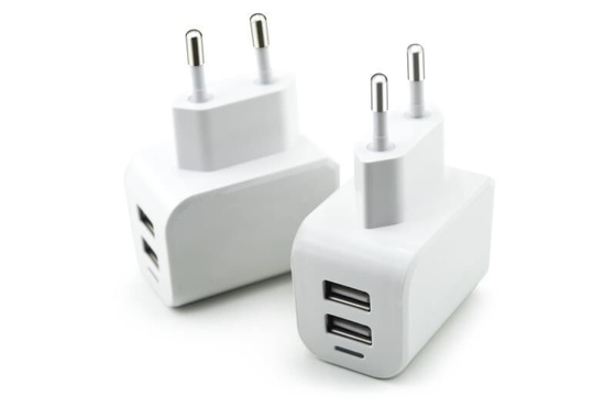 2 Port Multi USB Travel Charger DC 5 V 3.1 A Output Home Charger Adapter
