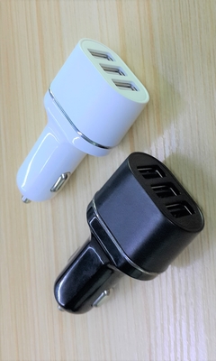 Fast Mobile Phone USB Car Charger 5V 6.3A With Tripple USB Port For iPhone 8