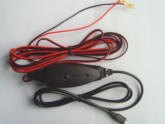 2A 12V High Power Usb Car Charger Micro USB Hardwire Cable Kit For HD / PRO