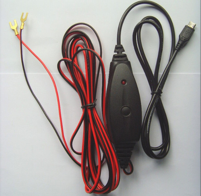 Hard Wire High Output Car Charger With Dash Cam , 12V To 5V Iphone Auto Charger