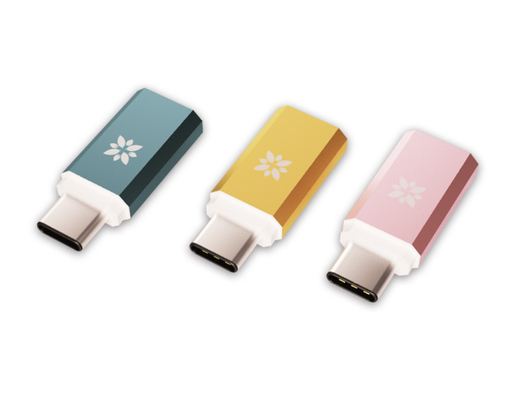 Colorful USB To USB C Adapter , Fast Charging USB 3.1 Type C Cable Resistor