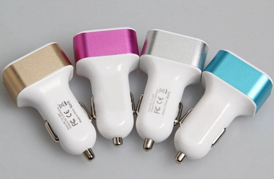 3.1A Lightning Cable Car Charger Triple USB Cigarette Lighter For IPhone XR