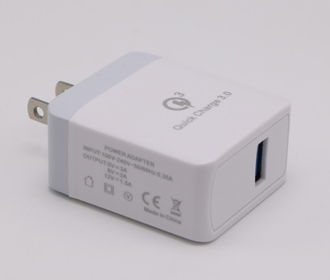 Quick Charger USB Wall Charger 30W Fast Charger 3.0 With 2.4A Dual USB For Samsung ,iPhone