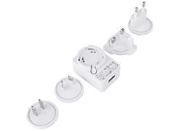Input Protection 2 Amp Mobile Charger , Easy To Slip 12 Watt USB Charger