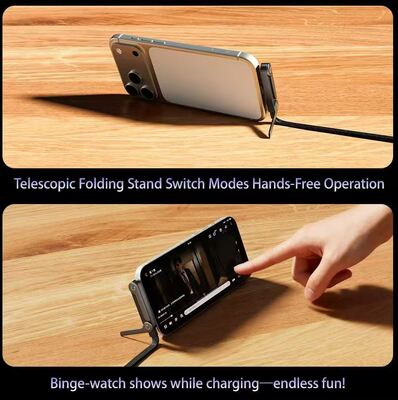 240W Mobile Phone Holder Bracket Data Cable with Pure Copper Super Fast Charging Data Transfer for Type-C