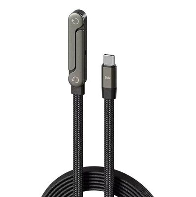 Multi Function 240W Mobile Phone Holder Bracket Data Cable with Pure Copper Super Fast Charging Data Transfer for Type-C