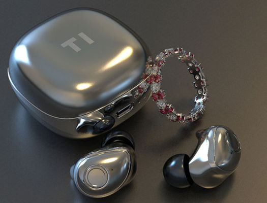 Mini Size Waterproof Wireless Earbuds PC Material Large Battery Capacity