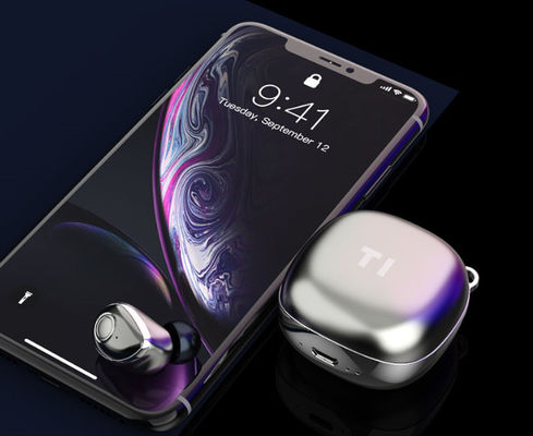 V5.0 Bluetooth Cordless Bluetooth Earbuds Noise Cancelling 23*17*21mm Size